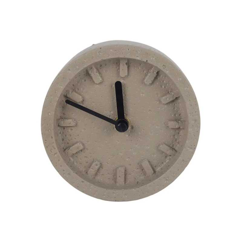 CEMENT DECORATIVE CLOCK PETRA 11.8cm