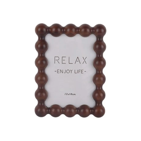 PHOTO FRAME FIBRA WITH WOOD BORDER 15.8x2.5x21cm
