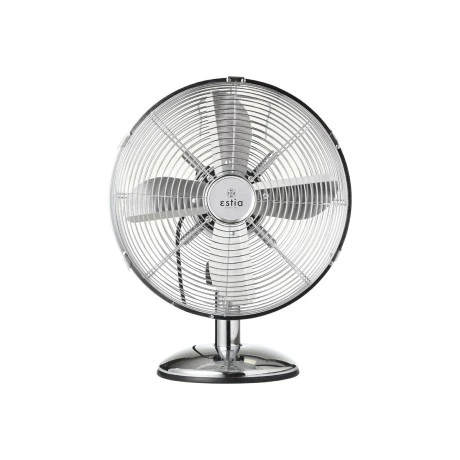 TABLE FAN RETROFLOW 30cm 40w METALLIC SILVER