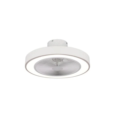 CEILING FAN HALO FLOW 50cm 15W WITH CCT LED LIGHT 45W  &amp; REMOTE CONTROL WHITE