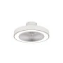 ESTIA ΑΝΕΜΙΣΤΗΡΑΣ ΟΡΟΦΗΣ HALO FLOW 50cm 15w ΜΕ CCT LED ΦΩΤΙΣΜΟ 45W &amp; ΤΗΛΕΧΕΙΡΙΣΤΗΡΙΟ ΛΕΥΚΟΣ