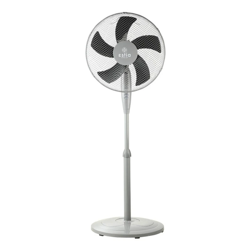 STAND FAN AEROPULSE 40cm 50w WITH HEAVY DUTY ROUND BASE GRAY