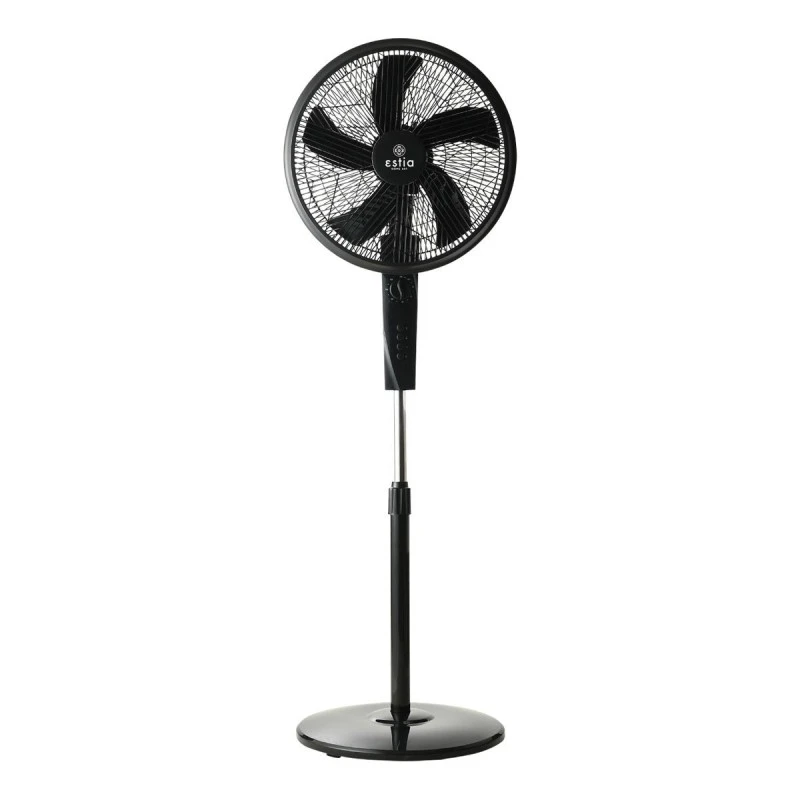 STAND FAN AITHER 40cm 45w BLACK WITH TIMER