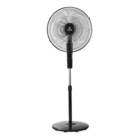 STAND FAN CLEAR 45cm 60w BLACK WITH TIMER