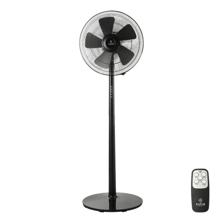 STAND FAN LEVANTO 40cm 55w BLACK WITH REMOTE CONTROL
