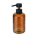 SOAP DISPENSER AMBER GLASS 330ML