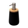 SOAP DISPENSER BAMBOO DOLOMITE 360ml BLACK