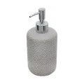 SOAP DISPENSER CLAY CERAMIC 500ml GREY