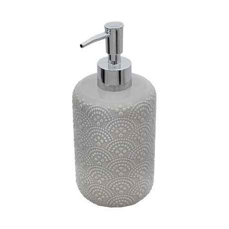 SOAP DISPENSER CLAY CERAMIC 500ml GREY