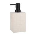 SOAP DISPENSER TILES CERAMIC 450ml 7.5x15cm WHITE