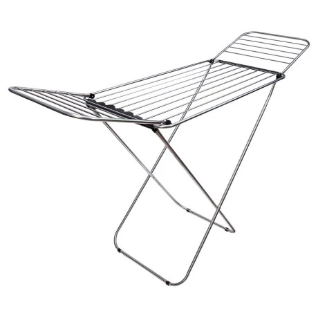 DRYING RACK STAINLESS STEEL 18m FOLDABLE