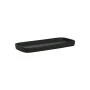 BATHROOM PLATE MYST STONEWARE BLACK