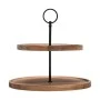 SERVING PLATE ALLURE 2-TIER