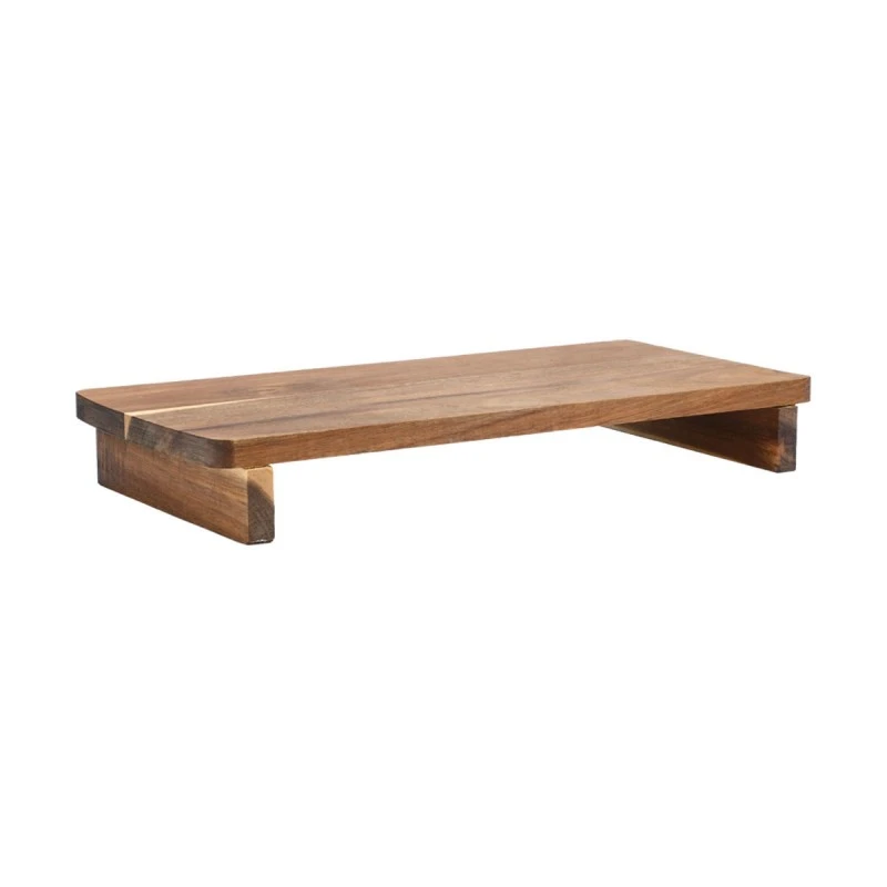 SERVING PLATE ALLURE RECTANGULAR WITH LEGS 32x12x4.5cm