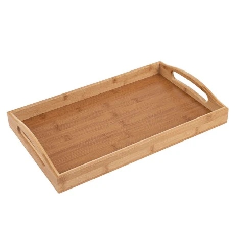 SERVING PLATE BAMBOO ESSENTIALS 44x29.5x5.5cm WITH HANDLES