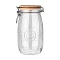 STORAGE CONTAINER ALLURE GLASS 1500ml WITH CLIP LID