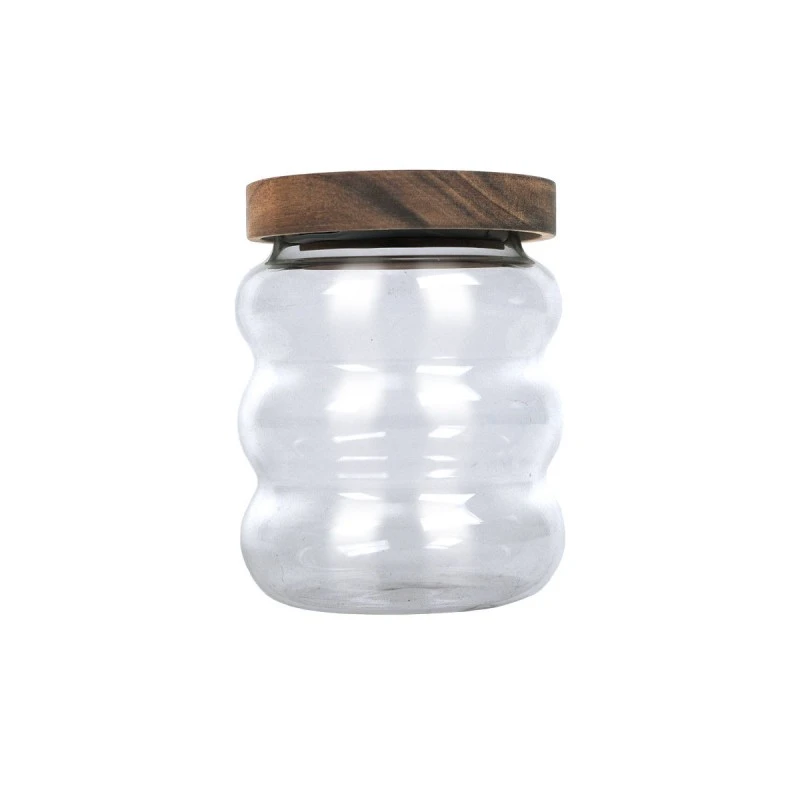 STORAGE CONTAINER ALLURE GLASS 500ml 9.5x9.5x12cm