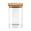 STORAGE CONTAINER BAMBOO ESSENTIALS 950ml BOROSILICATE GLASS WITH LID