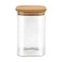 STORAGE CONTAINER BAMBOO ESSENTIALS 950ml BOROSILICATE GLASS WITH LID