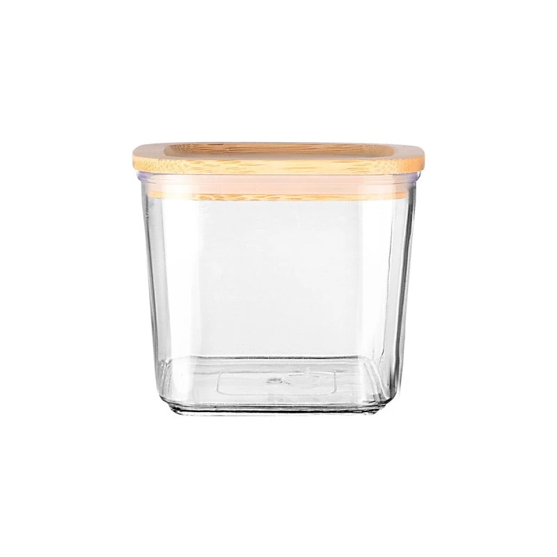 STORAGE CONTAINER BAMBOO ESSENTIALS PLASTIC 500ml STACKABLE
