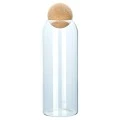 STORAGE CONTAINER GLASS 1300ml WITH CORK LID