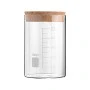 STORAGE CONTAINER GLASS 500ml WITH CORK LID