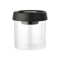 ESTIA ΔΟΧΕΙΟ ΑΠΟΘΗΚΕΥΣΗΣ ΚΕΝΟΥ ΑΕΡΟΣ ΓΥΑΛΙΝΟ 450ml ΜΕ ΚΑΠΑΚΙ ΜΑΥΡΟ