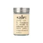 SALT CONTAINER ALLURE GLASS 4.8x8.2cm BEIGE