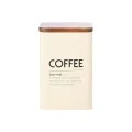 COFFEE CONTAINER ALLURE METALLIC 10X14cm IVORY