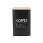 COFFEE CONTAINER BAMBOO ESSENTIALS METALLIC IVORY 10X13CM BLACK