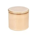 COTTON HOLDER SATIN CERAMIC 8.5x8.5x9cm