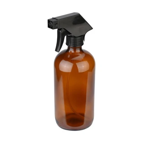 SPRAY CONTAINER AMBER GLASS