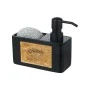 DISHWASHER CONTAINER 120ml WITH SPONGE HOLDER BLACK