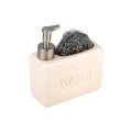 DISHWASHER CONTAINER ALLURE WITH SPONGE HOLDER IVORY