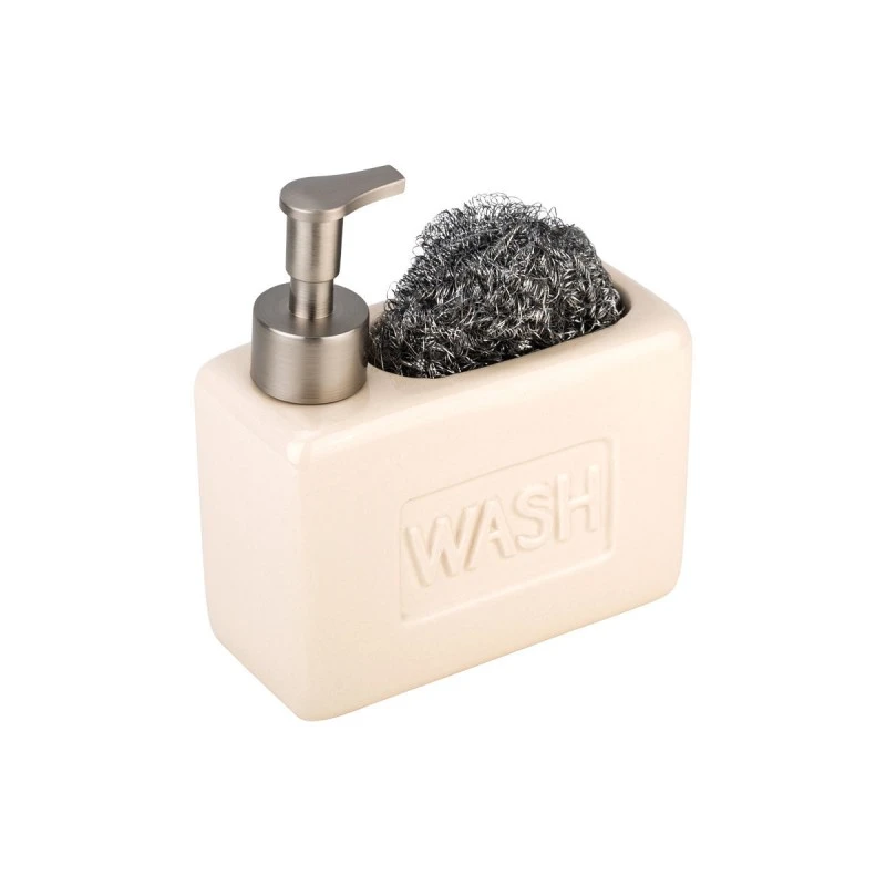 DISHWASHER CONTAINER ALLURE WITH SPONGE HOLDER IVORY