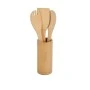 COOKING TOOLS BAMBOO WITH CASE 4 PCS.