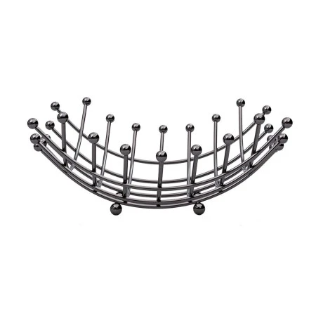 ESTIA ΦΡΟΥΤΙΕΡΑ ELEGANT NICKEL BLACK ΑΠΟ ΚΡΑΜΑ ΨΕΥΔΑΡΓΥΡΟΥ