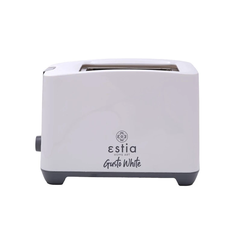 TOASTER GUSTO WHITE 2-SLICE WITH 7 BROWING LEVELS 750w WHITE