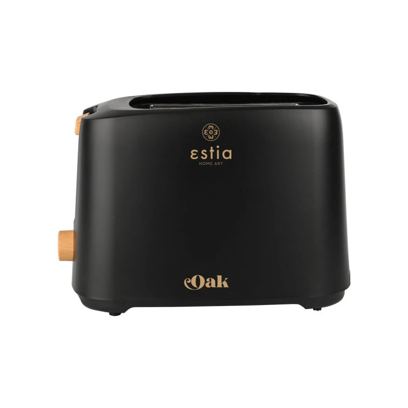 TOASTER OAK 2-SLICE 700W WITH 7 BROWNING BLACK