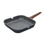 GRILL PAN STONE NON-STICK CAST ALUMINUM 28cm
