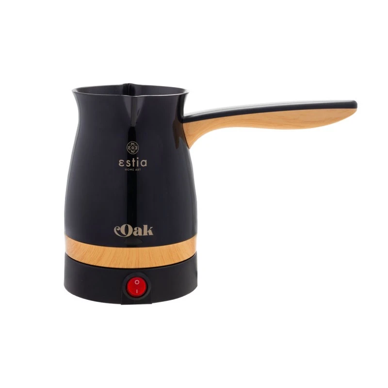 ELECTRIC GREEK COFFEE POT OAK 800W WITH DETACHABLE BASE 360° BLACK