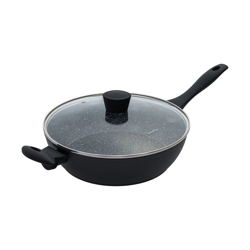 SHALLOW CASSEROLE MAGMA NON-STICK FORGED ALUMINUM 28cm 4lt