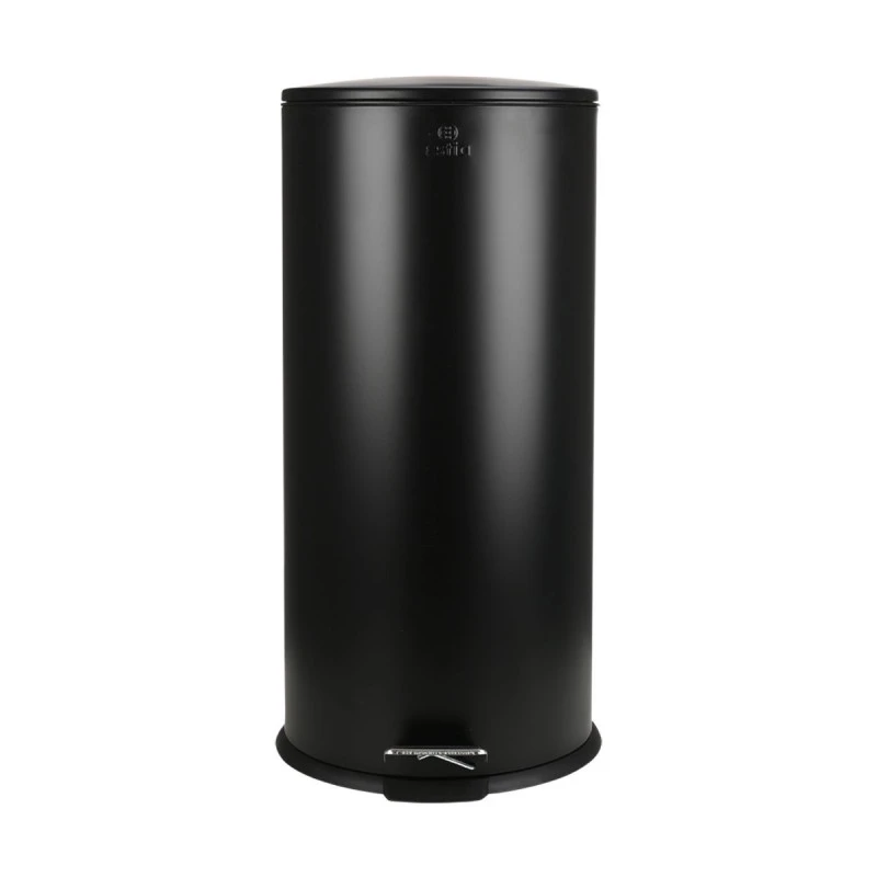 KITCHEN TRASH CAN CLASSIC 30lt SOFT CLOSE MATTE BLACK