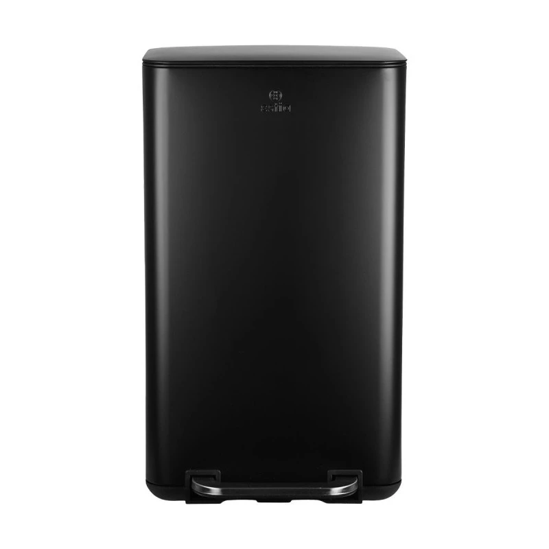 KITHCEN TRASH CAN CUBIC SOFT CLOSE 30LT BLACK
