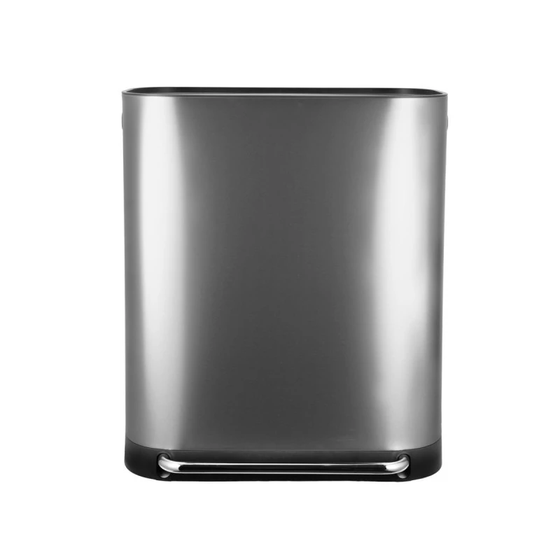 KITHCEN TRASH CAN DUOPRIME SOFT CLOSE 60LT WITH TWO CONTSINERS 30&amp;30LT INOX