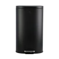 KITHCEN TRASH CAN OVOID SOFT CLOSE 30LT BLACK