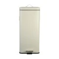 KITCHEN TRASH CAN ANTIGUA SOFT CLOSE  30lt MAT IVORY