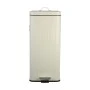 KITCHEN TRASH CAN ANTIGUA SOFT CLOSE  30lt MAT IVORY
