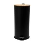 KITCHEN TRASH CAN SOFT CLOSE BAMBOO ESSENTIALS 30lt MATTE BLACK