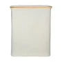 LAUNDRY BASKET BAMBOO ESSENTIALS 144lt WITH 2 MESH BAGS GREY